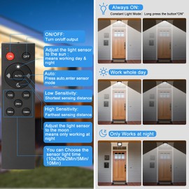 100 W Remote Control LED Spotlight with Motion Sensor Outdoor, Super Bright 10000 LM LED Headlight, 7000 K Cool White Spotlight, IP67 Waterproof Outdoor Spotlight, for Backyard, Courtyards, Driveway,