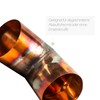 Copper Elbow 120 mm with 87 Degrees, Pipe Angle with