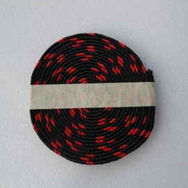 Cordón de seda sintética para envolver espada samurái japonesa Katana wakizashi cordón colgante (negro y rojo, X5, 300 mm, 11.8 pulgadas)