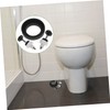 LALAFINA Toilet Tank Replacement Kit Cistern Screws Sealing Ring Toilet