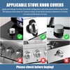 Silicone Stove Knob Safety Locks - Child Proof Oven Knob