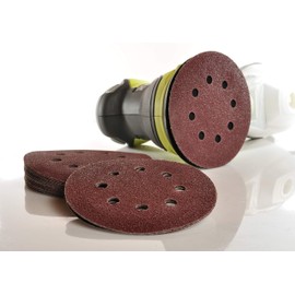 Professional Sanding Discs │ Pack of 25 │ 8-Hole │ Diameter 125 mm │ Grit 40 │ for Random Orbital Sanders │ Sanding Sheets │ Sandpaper │ Sanding Pads