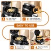 Waffle Maker, Double Belgian Waffle Maker 180°Flip, 1400W Waffle Iron