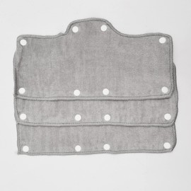 Light Gray Sweatband for Hard Hat Washable Velvet Terry Cotton Hard Hat Liner snap on (3pcs)