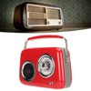 Retro Radio Bluetooth Speaker Portable Handheld HiFi Stereo Sound Cute