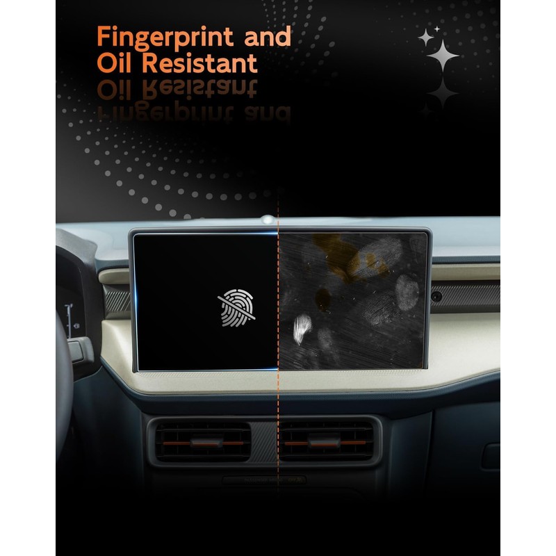 CDEFG Tempered Glass for 2025 Ford Maverick Screen Protector, 13.2