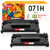 【2 Black】 071H Compatible Toner Cartridge Replacement for Canon 071