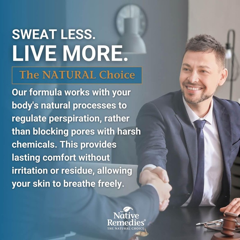 Native Remedies Sweat-Less - Natural Homeopathic Formula for Excessive Sweating,