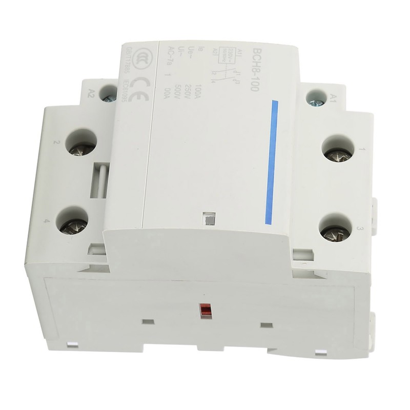 24/ 50/60HZ Household AC Contactor 2P/2NO 100A Modular Contactor