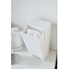 Yamazaki 5437 Two-Way Plastic Bag Stocker, White, Approx. W 5.5