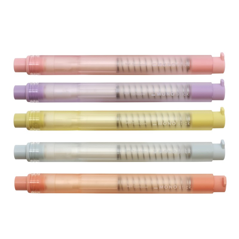 TONBOW Exclusive Holder Eraser, Monostick, Dull Pastel Color, Sheer Pink,