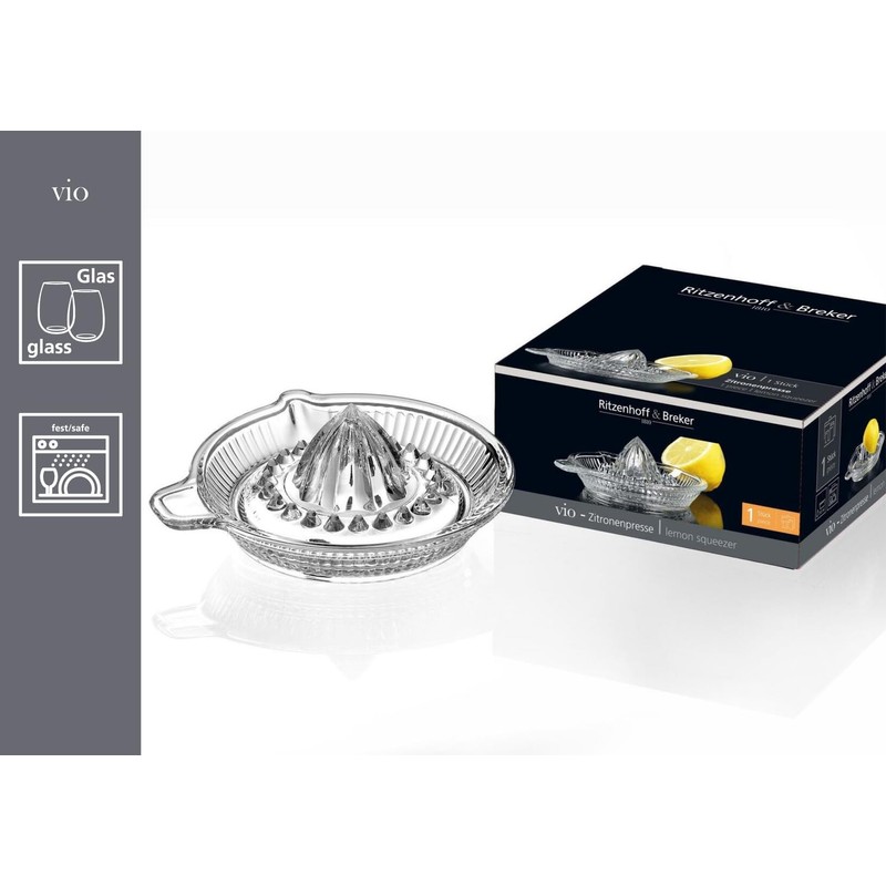 Ritzenhoff & Breker Vio 820003 Lemon Squeezer, Lemon Juicer, Citrus
