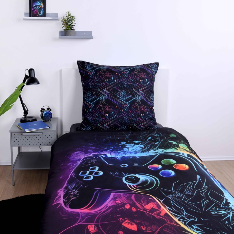 Herding Gaming Young Collection Bed Linen, Pillowcase Approx. 80 x