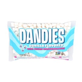 Dandies Mini Vegan Marshmallows, No Artificial Flavorings, Food Dyes, Corn Syrup, or Gelatin, Perfect for Roasting, S’mores, or Snacking (6 Pack)