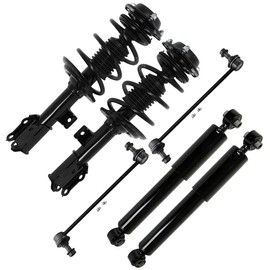 Abrillvt Struts Shock suspension kit For Hyundai For Elantra 2011 2012 2013 2014 2015 2016 Complete Strut Assembly with 5671 172709 K750523 Auto Shocks - 4pcs