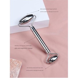 Herramientas de masaje facial tabla y rodillo gua sha, soporte de hielo de silicona reutilizable, bonita caja de regalo, no necesita electricidad,... 