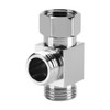 G1/2" Brass 3 Way T Shape Adapter Toilet Bidet Sprayer