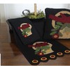 Home Collection by Raghu Bird in Basket Felt Table Runner,