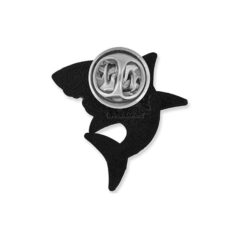 PinMart's Shark Ocean Animal Enamel Lapel Pin – 1 Piece