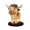 Yak Table Lamp Lighted Calf Animal Desk Light Ornament for