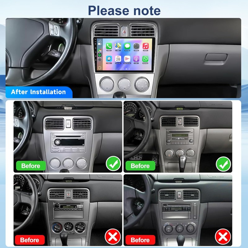 Car Radio Stereo for Subaru Forester Radio 2002-2008 [2+64G] with