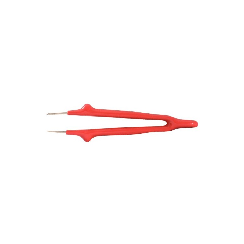 KS Tools 117.1627 Insulated tweezers, straight, 13.5mm