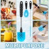 12.2 inch Bottle Brush Set of Three，Washable Coffee Cups, Water