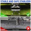 RV Step Stabilizer Kit for Travel Trailers/5th Wheels/Motorhomes, Camper Steps