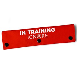 YROVWENQ Funny Dog Leash Red Wrap for Dog Ropes with Ignore Sign (in Training Ignore)