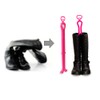 ONEDONE Folding Boot Shaper Boot Stands for Tall Boots Storage