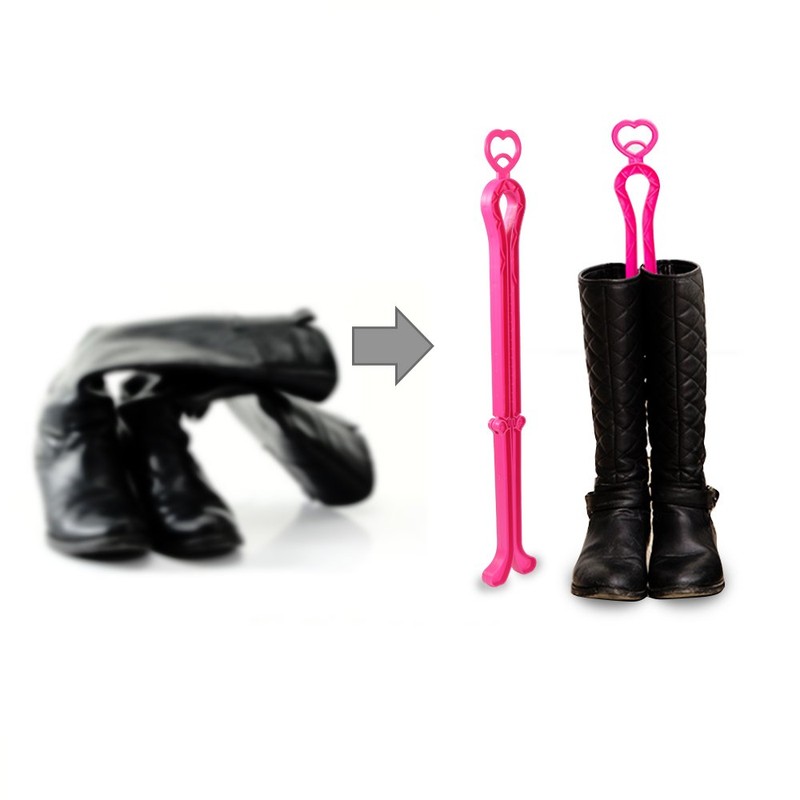 ONEDONE Folding Boot Shaper Boot Stands for Tall Boots Storage