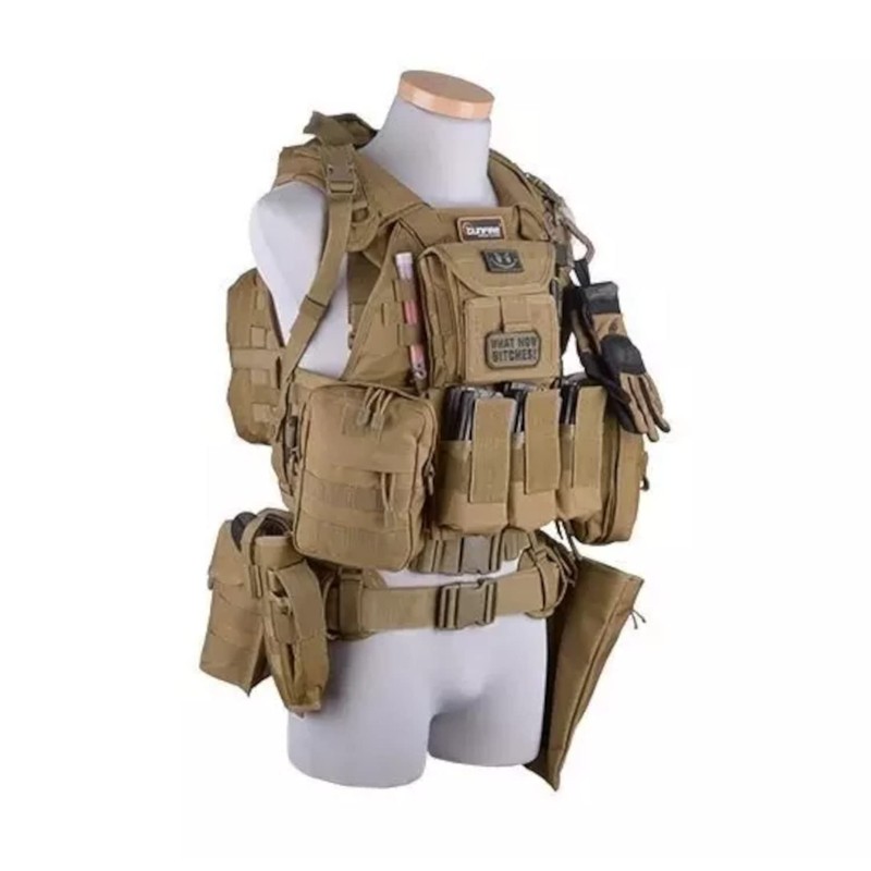 Gunfire Tactical Administration Panel with a Map Holder, Colour: Olive