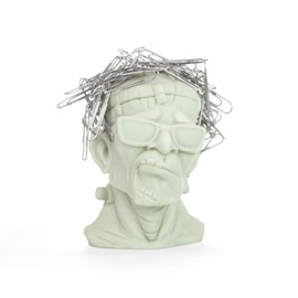 Monster Glow in the Dark Paper Clip Holder Desk Tidy