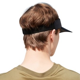 CLAPE Cooling Lightweight Performance Sun Visor Stretchy Headband Breathable Beach Cap Large Brim Visor Cap Topless Cap Athletic Fitted Cap