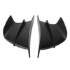 1 Pair Motorcycle Front Winglet Aerodynamic Wing Universal Black Replacement