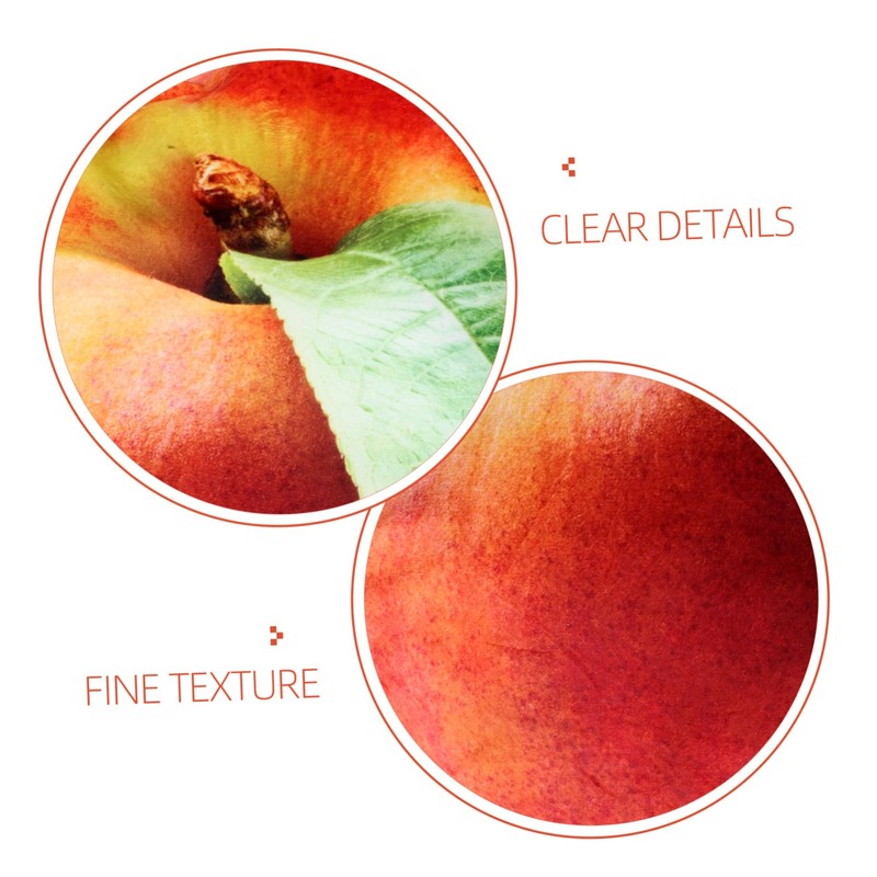 Operitacx Peach Shaped Plush Cushion Novelty Fruit Pillow for Sofa