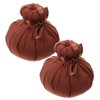 BIUDECO 2Pcs Herbal Compress Ball Thai Wormwood Heating Pouch for