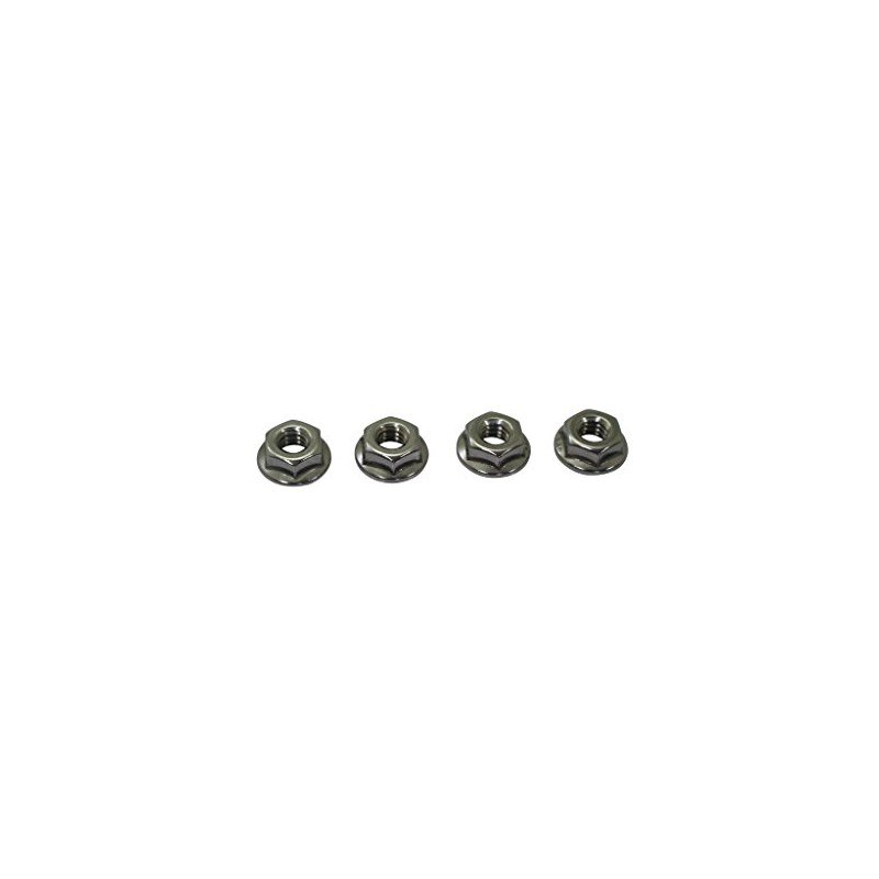 CF Posh 866034 Inch Size Stainless Steel Flanged Nut, 1/4-20,