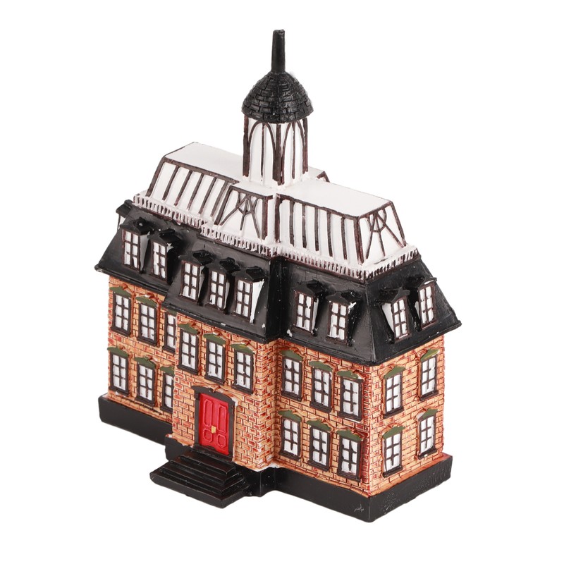Christmas Vacation Holiday House LED Building Resin Craftsmanship Christmas Gift