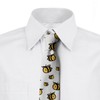 Lunarable Men's Tie, Repetitive Bumble Bees Fun, 3.7", Mustard and