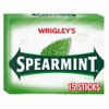 Wrigley's Spearmint Gum, 15-Stick Slim Packs (Pack of 20)
