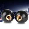 Hilitand 5pcs Bakelite Ball Lever Knob, Ball Knob Handles, Black