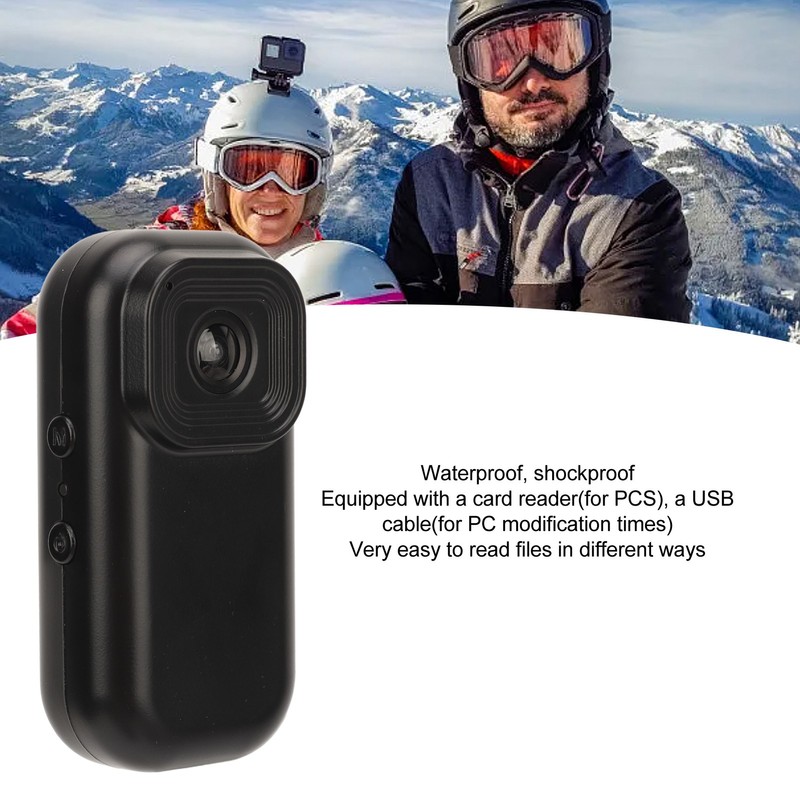 Small Body Cam Wearable WiFi 1080P HD Audio Vedio Recording