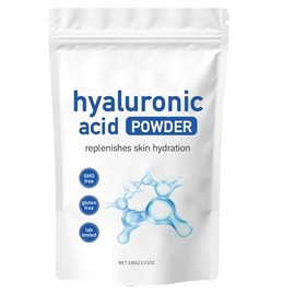 Hyaluronic Acid Powder, Hyaluronic Acid Powder for Skin Care，Water-Soluble Moisturizing Ingredient for DIY Facial Serum & Anti-Aging Skincare