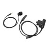 Throat Mic Headset 7.1mm Plug with PTT Adapter Push to