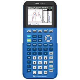 Texas Instruments TI-84 Plus CE Color Graphing Calculator, Bionic Blue
