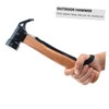 SHINEOFI 1pc Multi Function Outdoor Hammer Durable Safety Hammer for