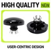 AC-MTORC Motorcycle Front Axle Nut Caps Axle Covers for Harley