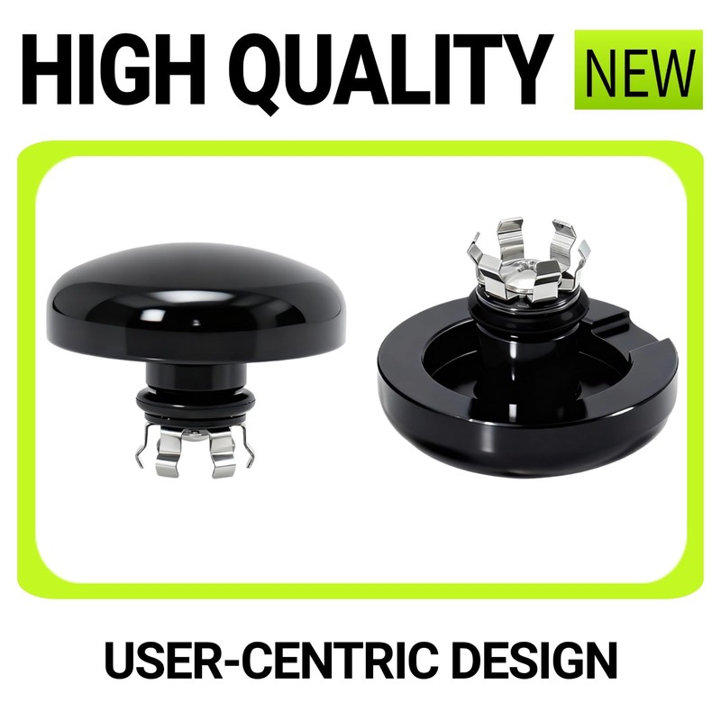 AC-MTORC Motorcycle Front Axle Nut Caps Axle Covers for Harley