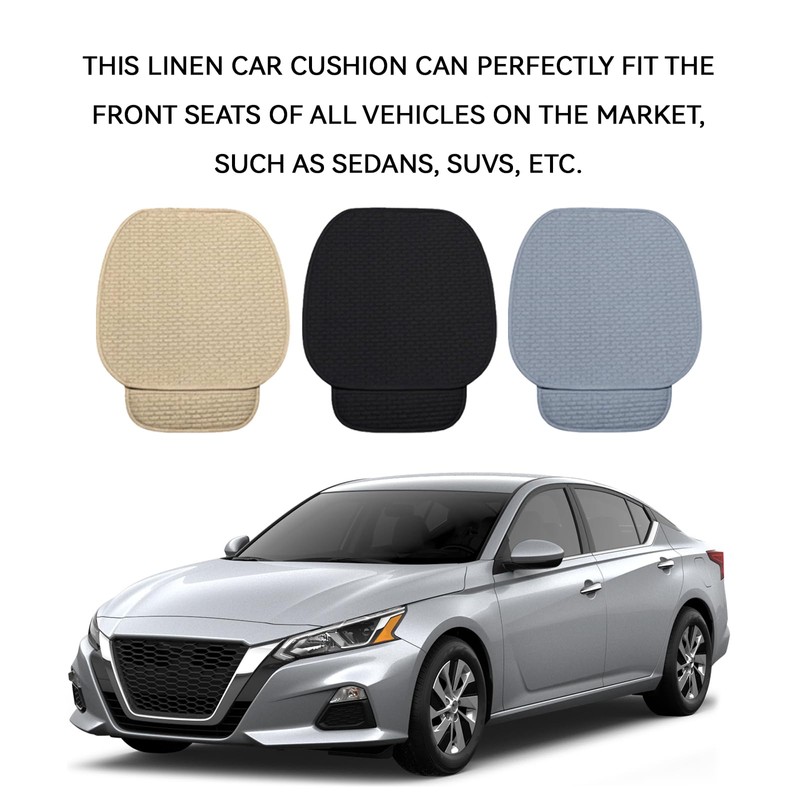 HHZL 2PCS Car Seat Cushion Covers, Car Seat Cover Pad